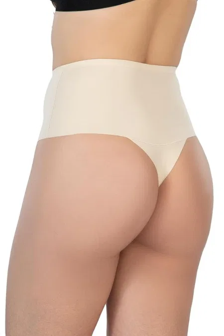 Lazer Kesim Yüksek Bel İz Yapmaz String Emay 2806 - Ten