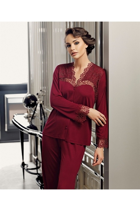 Perin Güpür Detaylı Viskon Microfiber Gelin Çeyiz Seti Perin 190 - Görsel 7