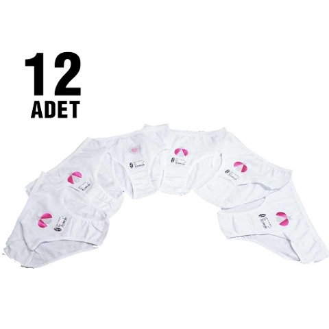 %100 Pamuk Kaplı İnce Bel Kız Çocuk Külot Güryıldız 27601