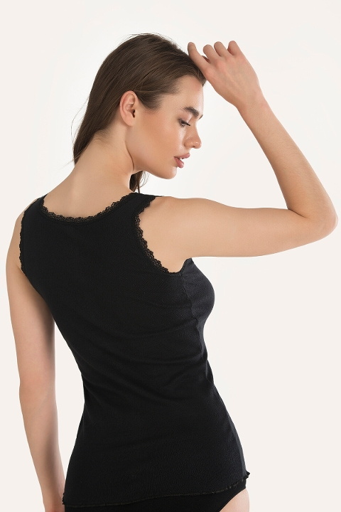 NBB Pamuklu Jakarlı Kolsuz Atlet NBB 668 - Görsel 3