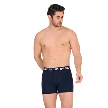Pamuk Modal Düz Boxer Form Time 850 - Lacivert