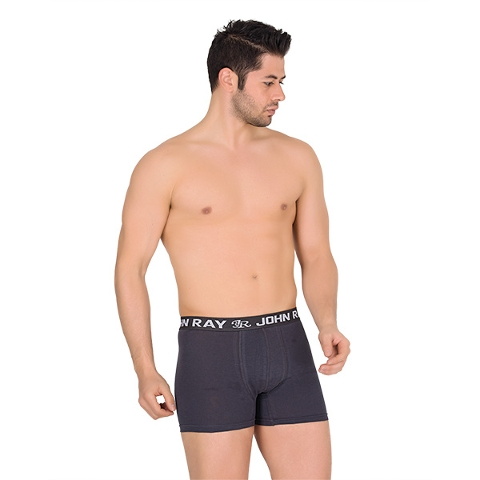 Pamuk Modal Düz Boxer Form Time 850 - Kahverengi