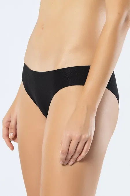 Pamuklu Lazer Kesim Bikini Külot Siyah Türen 907 - Siyah