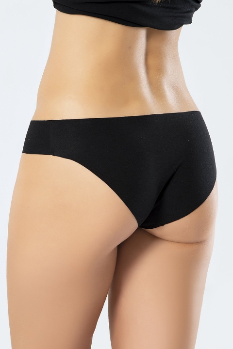 Pamuklu Lazer Kesim Bikini Külot Siyah Türen 907 - Siyah