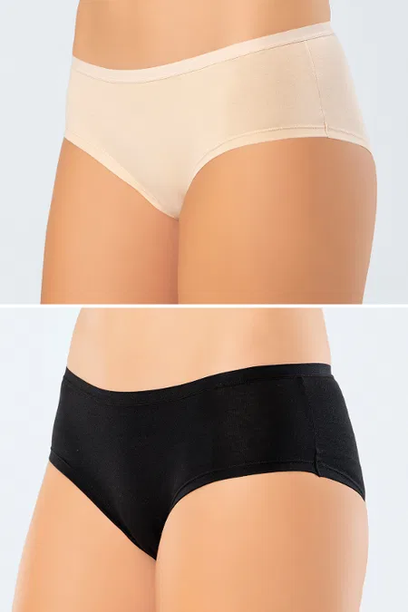 Türen Pamuklu Elastan Yüksek Bel Slip Külot Türen 918