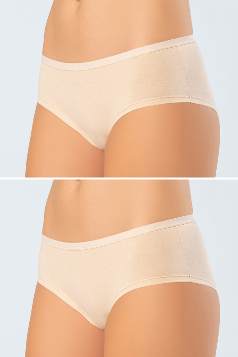 Yüksek Pamuk Oranı Likralı Hipster Külot Türen 918