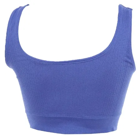 Kalın Askılı Pedsiz Crop Fit Body Form Angel 5700 - İndigo