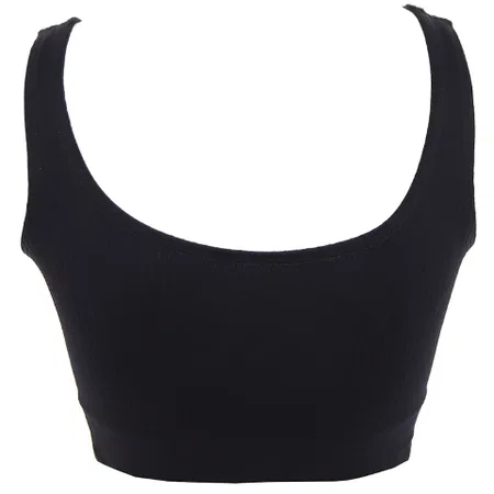 Kalın Askılı Pedsiz Crop Fit Body Form Angel 5700 - Siyah