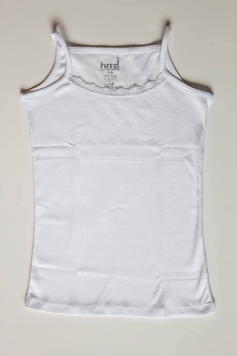 Pamuklu Geniş Askılı Kız Çocuk Atlet HMD 2014 - 2