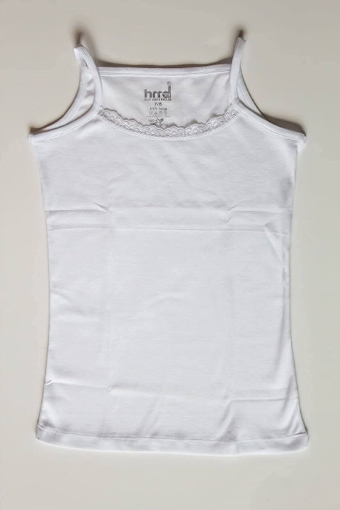 Pamuklu Geniş Askılı Kız Çocuk Atlet HMD 2014 - 2