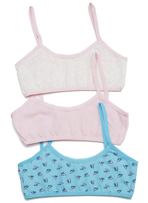 Koton Elastan Renkli Baskılı Büstiyer Kız Çocuk Öztaş 4622