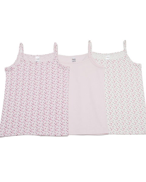 Pamuklu Geniş Askılı Kız Çocuk Atlet Öztaş 4050