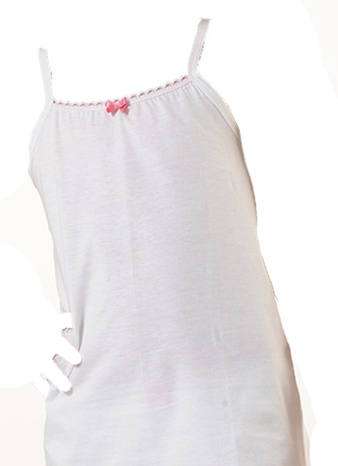 Pamuklu Geniş Askılı Atlet Kız Çocuk Öztaş 4052 - Renkli