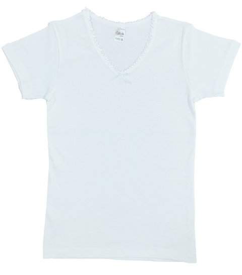 Geniş Askılı Kız Çocuk Atlet Koton Öztaş 4022