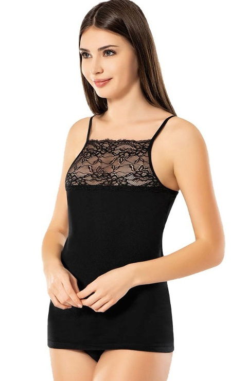 İp Askılı Geniş Dantelli Bayan Atlet Kota 6033