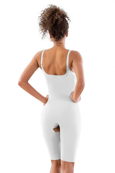 Lazer Kesim Balenli Boy Korse Emay 2822 - Beyaz