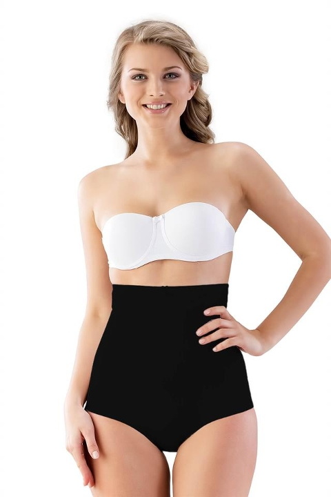 Dikişsiz Kademeli Kompresyon Slip Korse Emay 2813 - Siyah