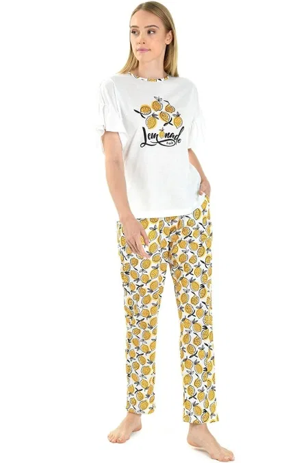 Yeni İnci Penye Yazlık Pijama Takımı Yeni İnci 1825