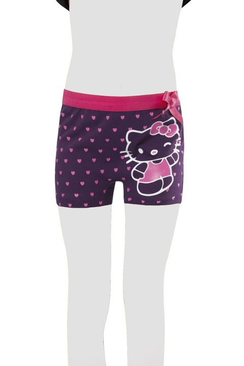 Pamuklu Yumuşak Lastikli Kız Çocuk Boxer HMD 1409