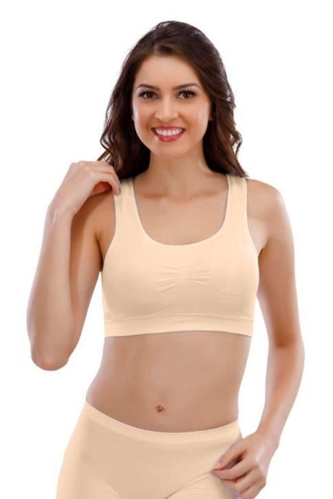 Pedli Kalın Askılı Büstiyer Doğal Duruş Liza 12000 - Ten