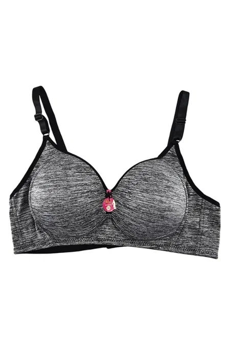 Liza (Layza) Dantelli Boş Kalıp Sütyen Siyah Pembe Liza 301