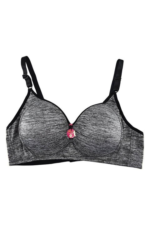 Dantelli Boş Kalıp Sütyen Siyah Pembe Liza 301