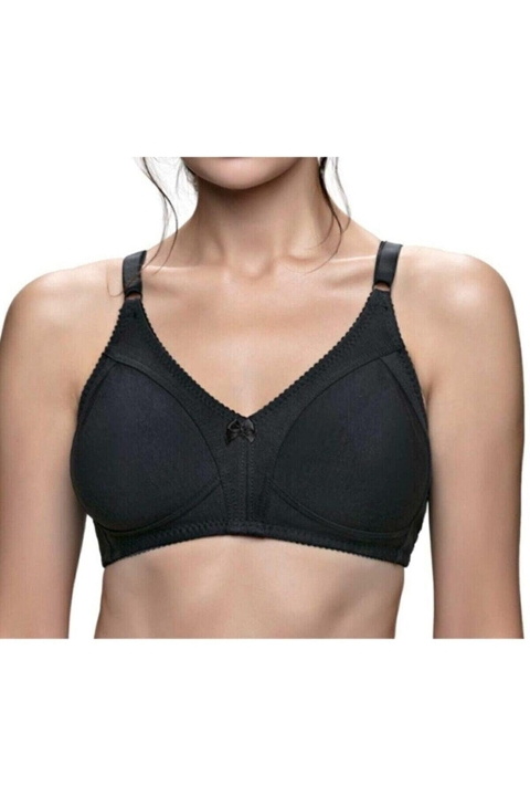 Tam Kap Yan Kemikli Toparlayıcı Sütyen Liza 539 - Siyah