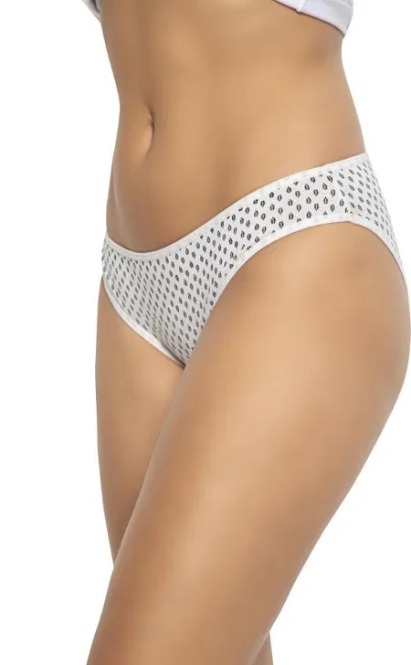 Pamuklu Likralı Desenli Slip Külot 5'li Paket Lüx DRM 2048 - Asorti