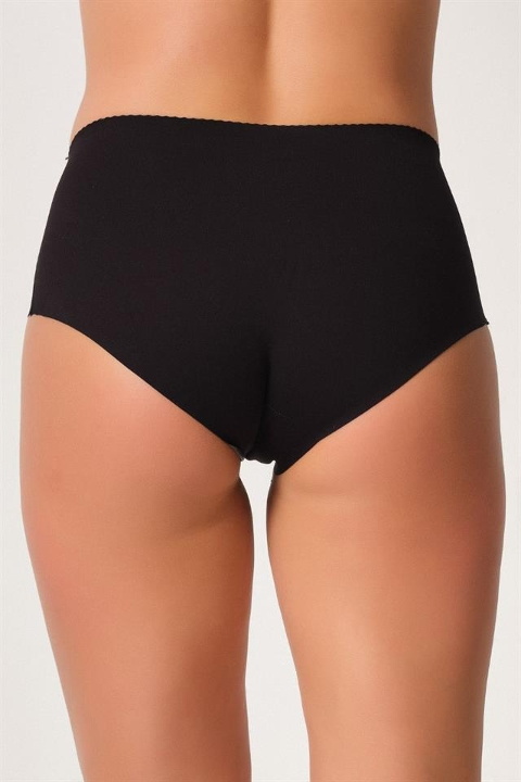 Dikişsiz Yüksek Bel Korse Emay 2702 - Siyah