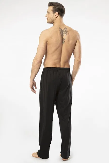 Modal %50 Pamuk Tek Alt Pijama Siyah Cacharel 2171 - Siyah