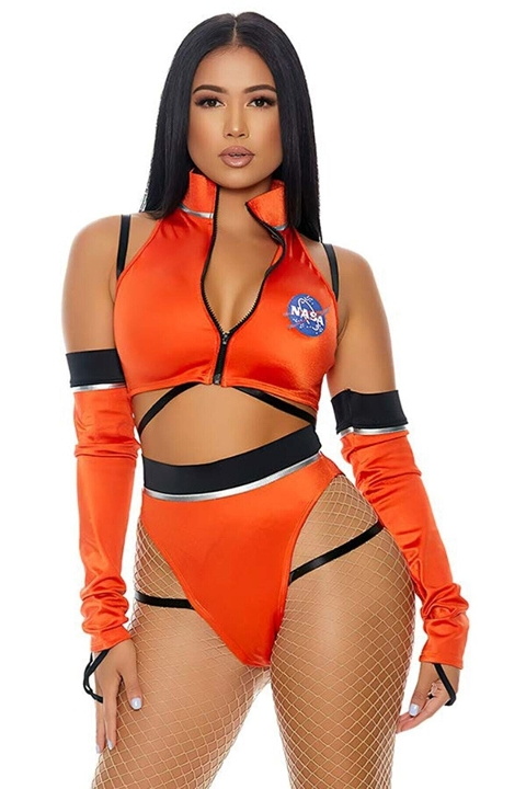 Turuncu Şifon Fantezi Kostüm For Dreams 8366 - Turuncu