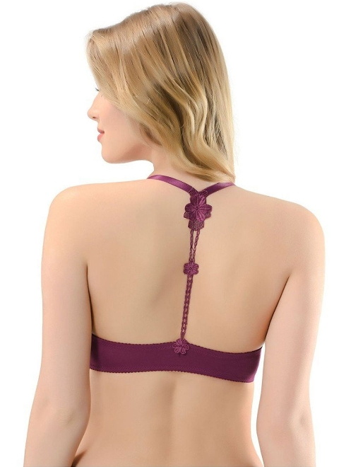 Önden Kopçalı Destekli Sütyen NBB 3683 - Vişne