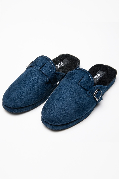 G & C Collection Nubuk Yüzeyli Dayanıklı Erkek Ev Terliği G&C Collection 390 - Görsel 4