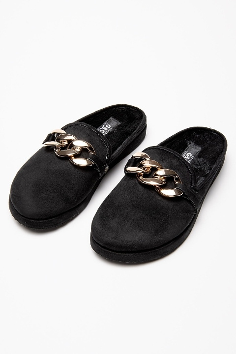 G & C Collection Nefes alabilir Nubuk Zincirli Ev Terliği G & C Collection 235 - Görsel 2