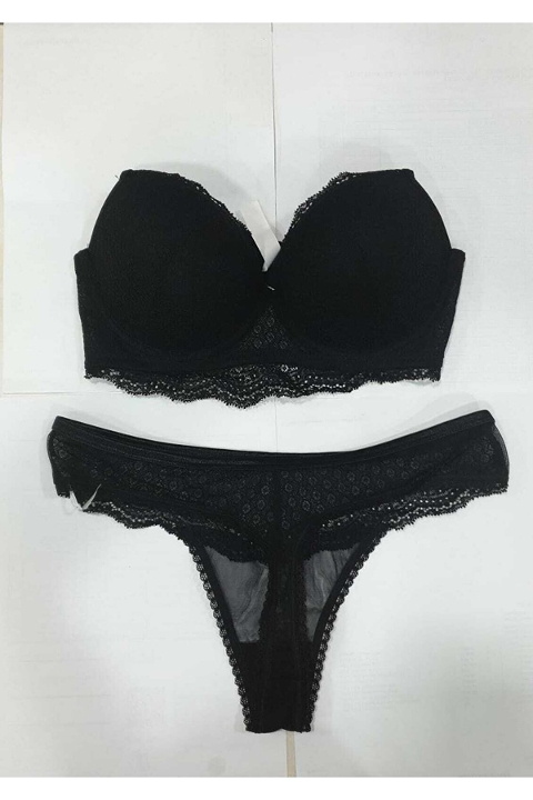 Orkide Dantel Detaylı Push-up Sütyen Takım Orkide 5390 - Görsel 2