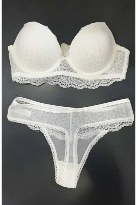 Orkide Dantel Detaylı Push-up Sütyen Takım Orkide 5390 - Görsel 3