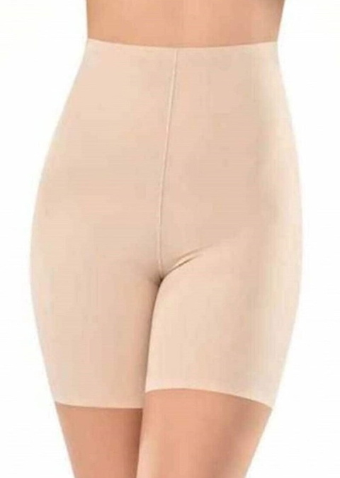 Paçalı Korse Lazer Kesim Silikonlu Miss Fit 14001 - Ten