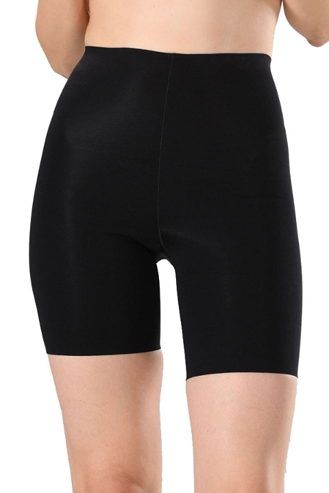 Paçalı Korse Lazer Kesim Silikonlu Miss Fit 14001 - Siyah