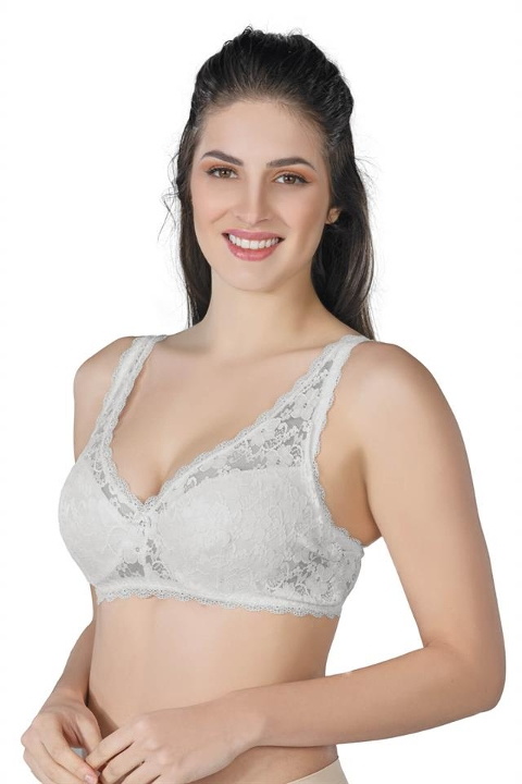 Pedli Dantelli Telli Toparlayıcı Sütyen Emay 188 - Ekru