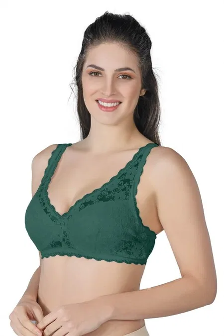 Pedli Dantelli Telli Toparlayıcı Sütyen Emay 188 - Yeşil