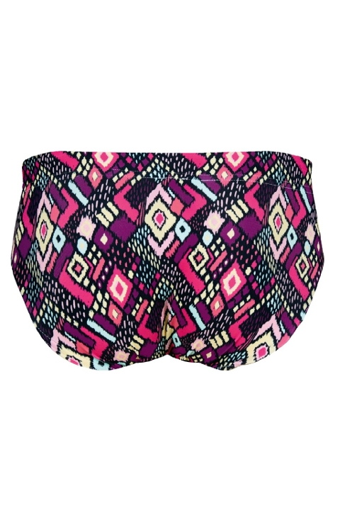 Pembe Leopar Desenli Polyamid Elastan İpli Slip Mayo Doreanse 3828 - Mauritius