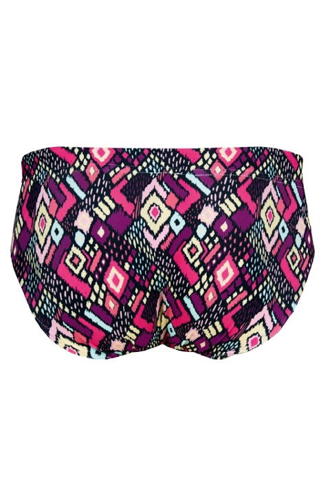 Pembe Leopar Desenli Polyamid Elastan İpli Slip Mayo Doreanse 3828 - 2