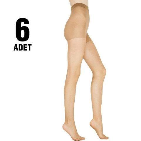 Süper İnce 15 Den Külotlu Çorap Bronz Penti 04 - 2