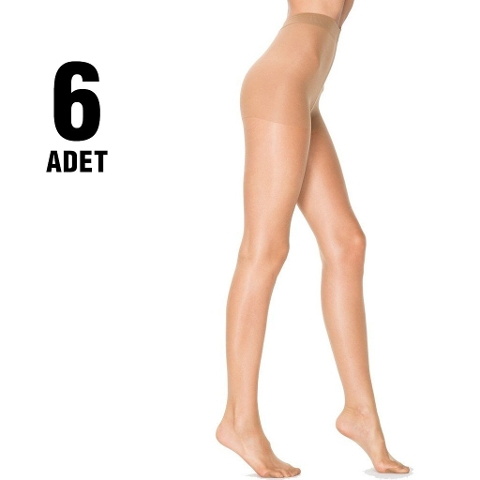 Süper İnce 15 Den Külotlu Çorap Bronz Penti 04 - Ten(57)