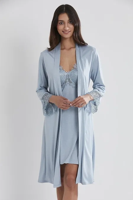 Penye 6lı Gelin Çeyiz Seti Çeyiz Takım Pierre Cardin 5040 - Mavi
