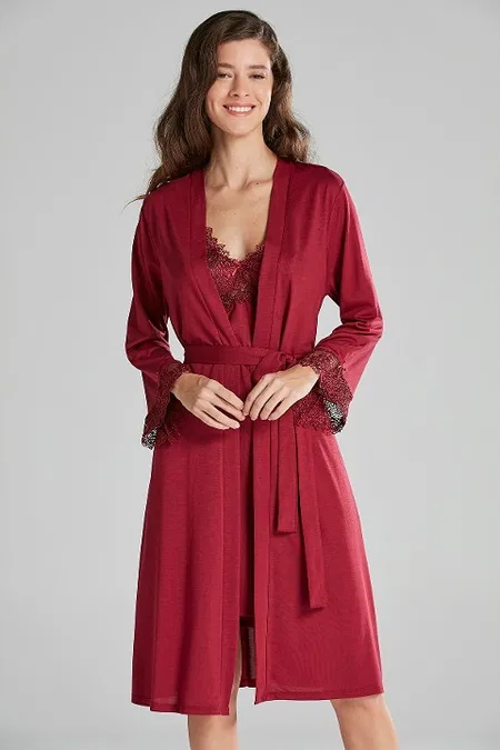 Penye 6lı Gelin Çeyiz Seti Çeyiz Takım Pierre Cardin 5040 - Bordo