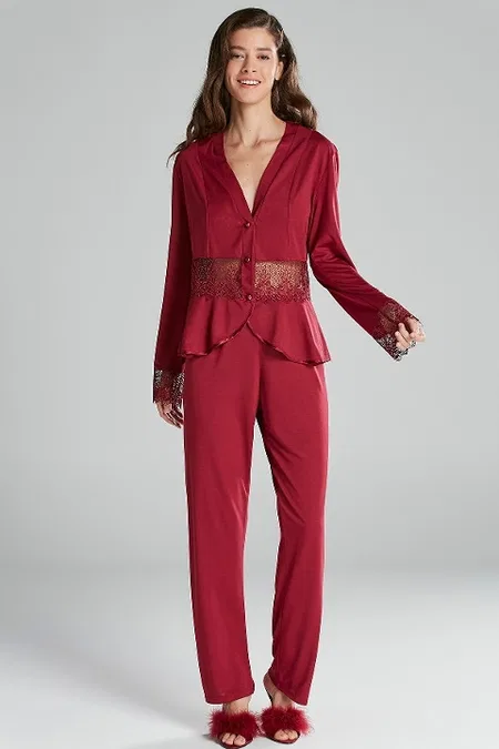 Penye 6lı Gelin Çeyiz Seti Çeyiz Takım Pierre Cardin 5040 - Bordo