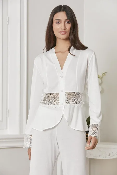 Penye 6lı Gelin Çeyiz Seti Çeyiz Takım Pierre Cardin 5040 - Ekru