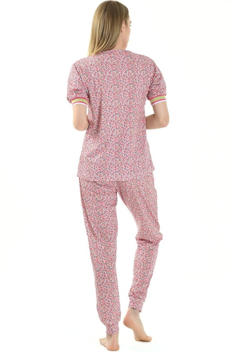 Yeni İnci Yarım Kol Esnek Penye Yazlık Pijama Takımı Yeni İnci 1856 - Görsel 4