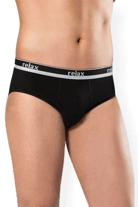 Pamuklu Elastik Kesim Erkek Slip Anıt 1269 - Siyah
